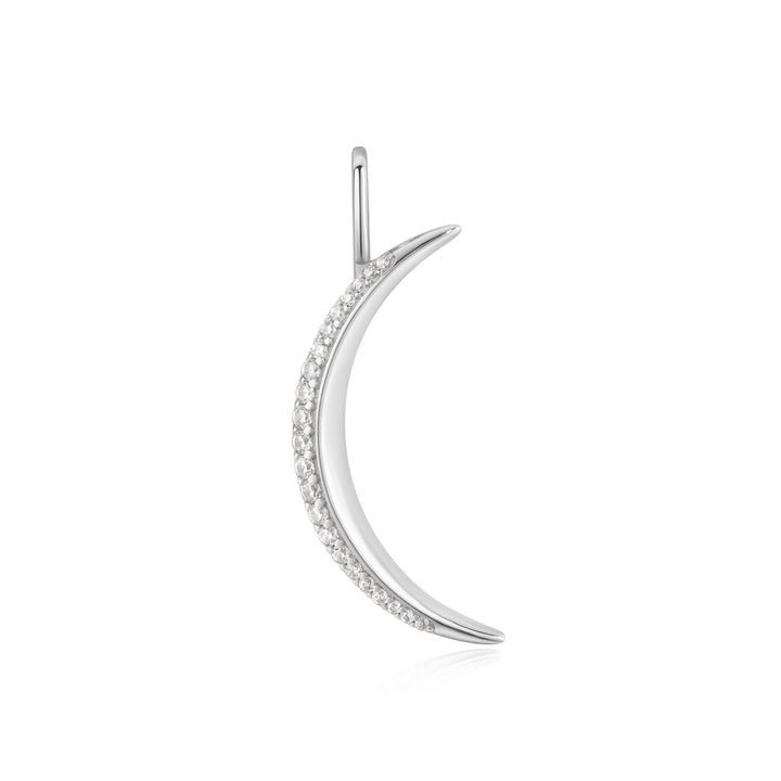 Silver Moon Pavé Charm