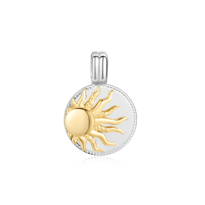 Two Tone Bright Sun Charm