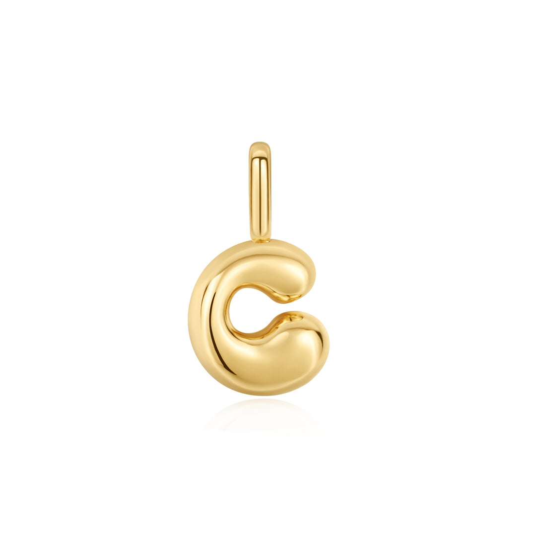 Gold C Letter Charm