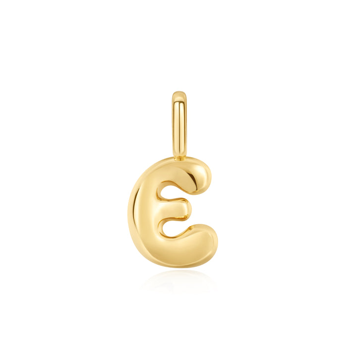 Gold E Letter Charm