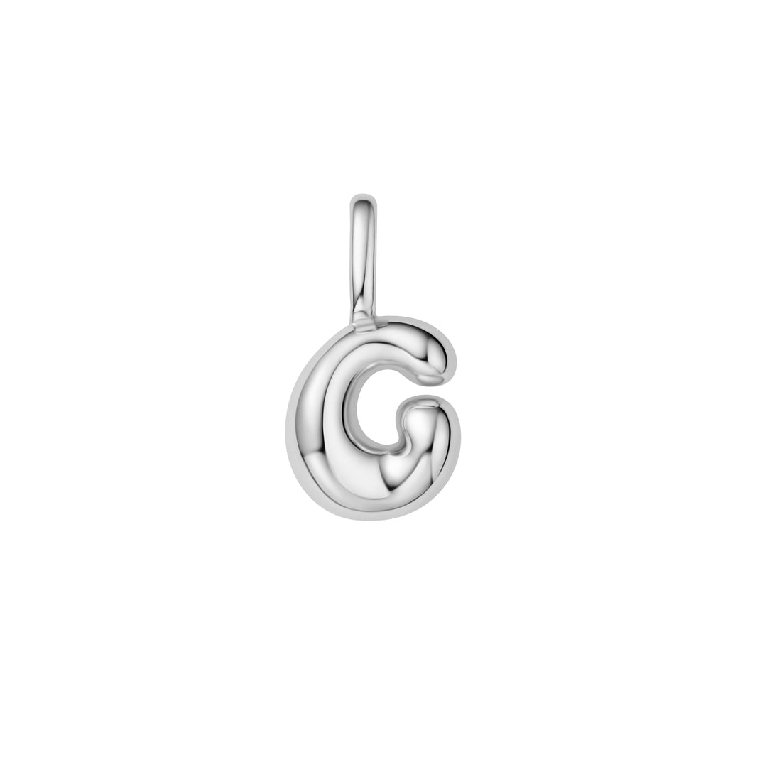 Silver G Letter Charm