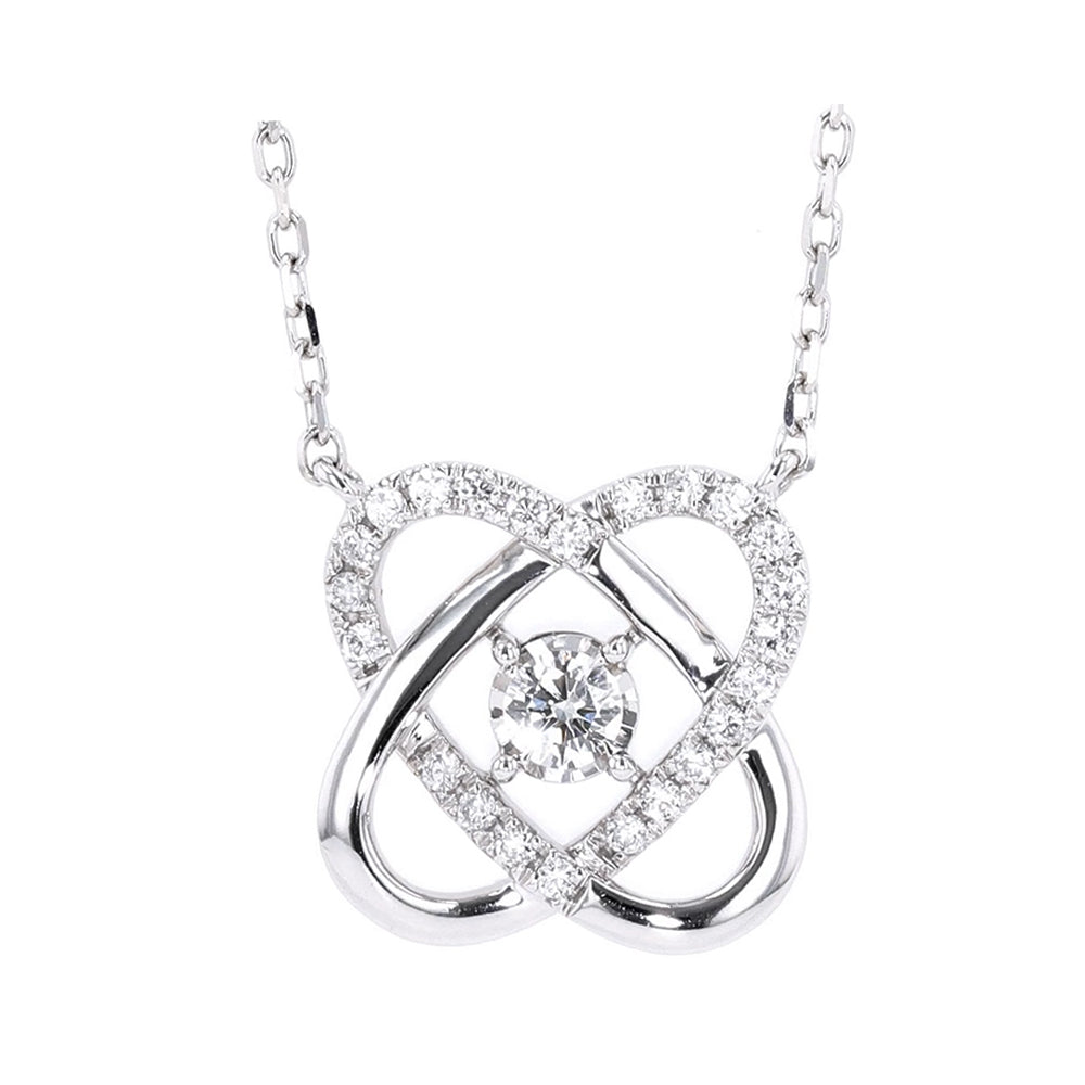 14Kt White Gold Diamond 1/3Ctw Necklace