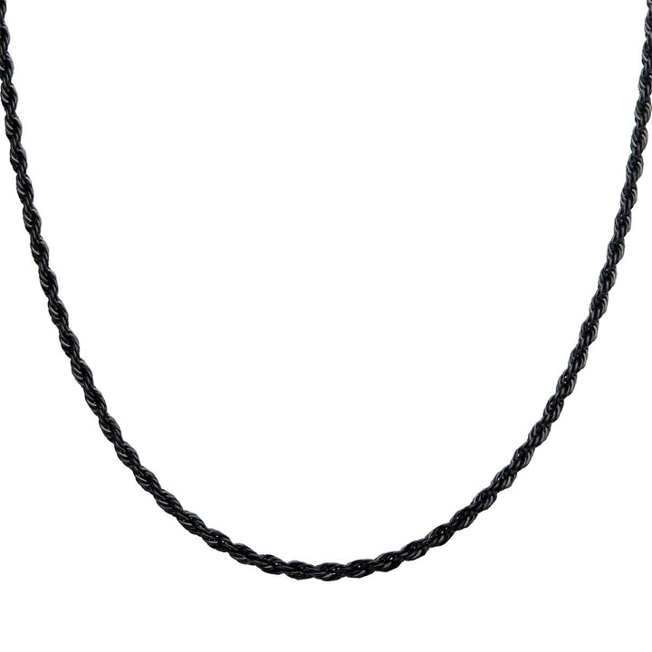 3mm Super Black Rope Chain