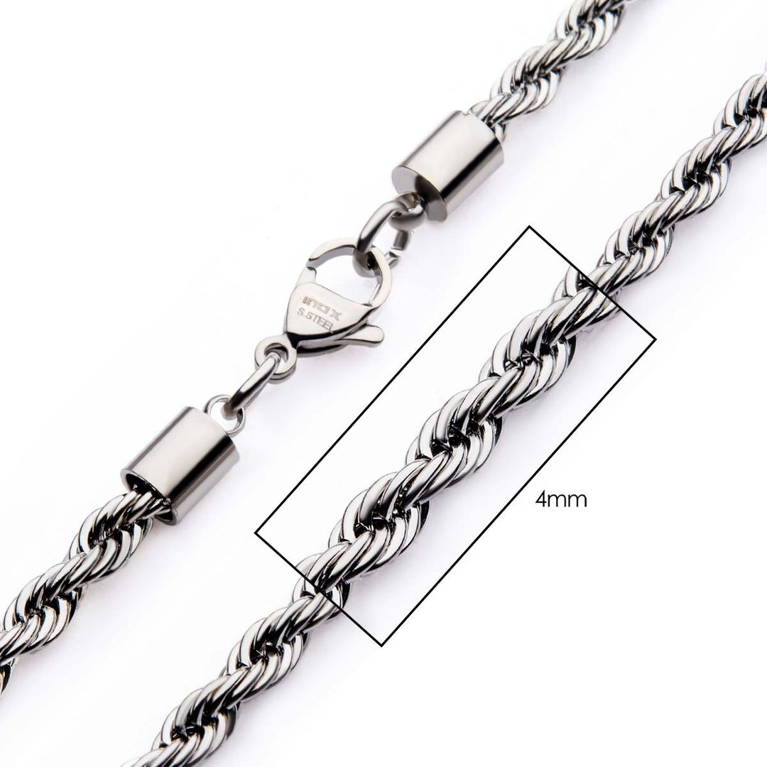 4mm Steel Rope Chain Necklace