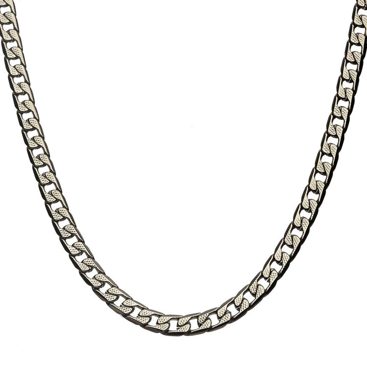 Stainless Steel 7.5mm Figaro Chain Necklace