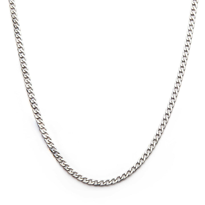 6mm Steel Classic Curb Chain Necklace