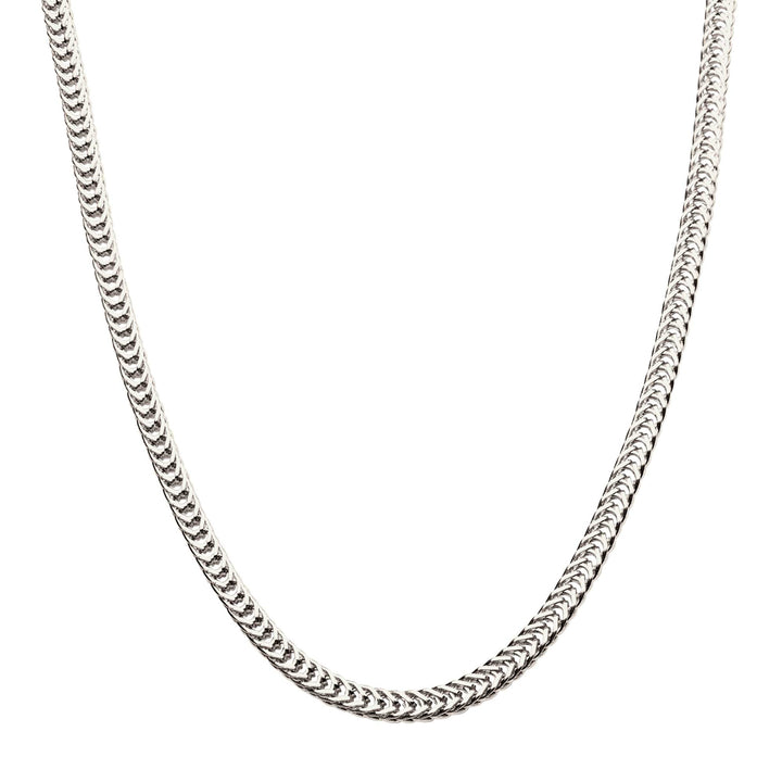 6mm Steel Foxtail Chain Necklace