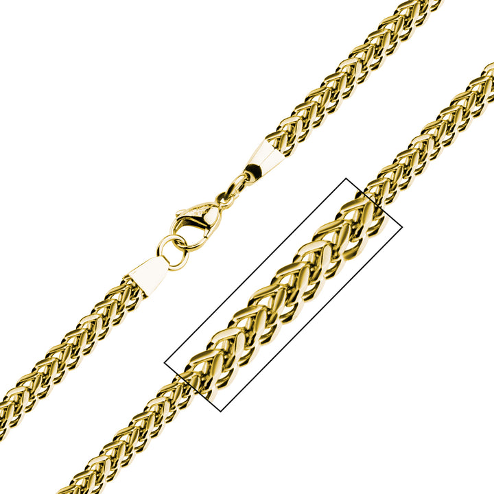 6mm Gold IP Franco Chain