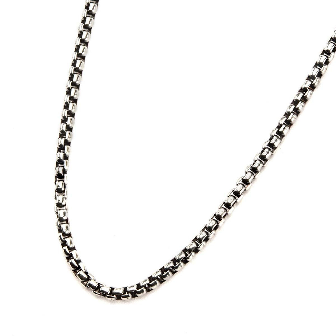 3mm Black Oxidized Bold Box Chain