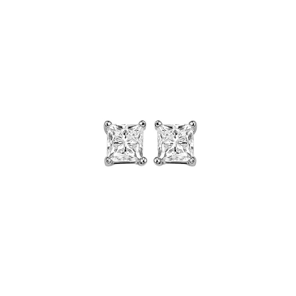 14Kt White Gold Diamond 1/4Ctw Earring