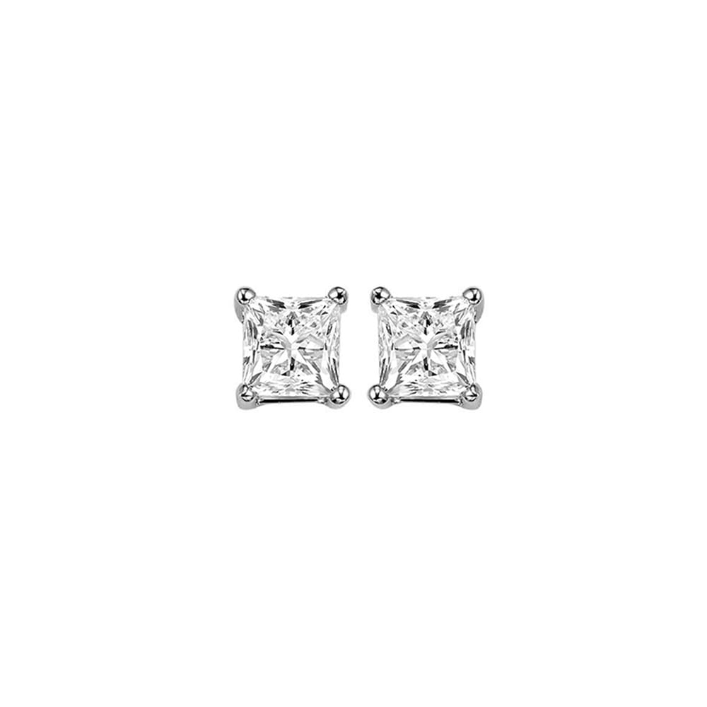 14Kt White Gold Diamond 3/8Ctw Earring