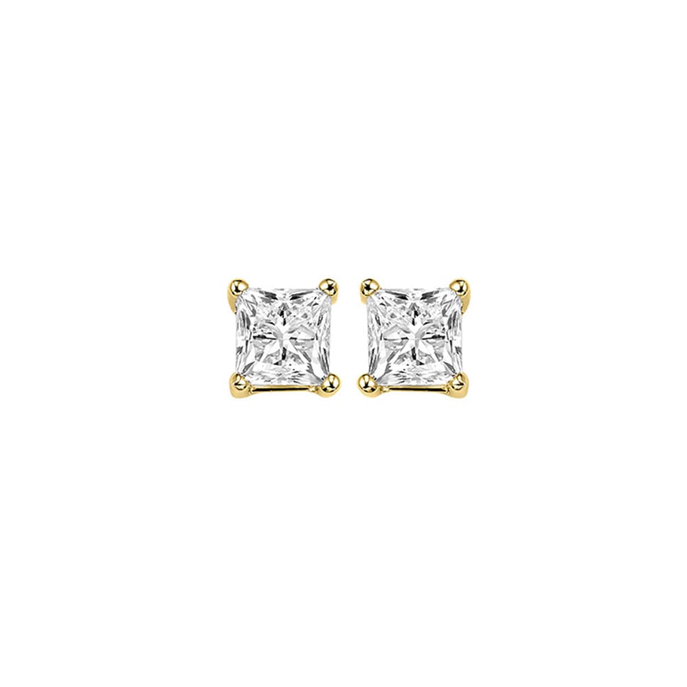 14Kt Yellow Gold Diamond 3/8Ctw Earring