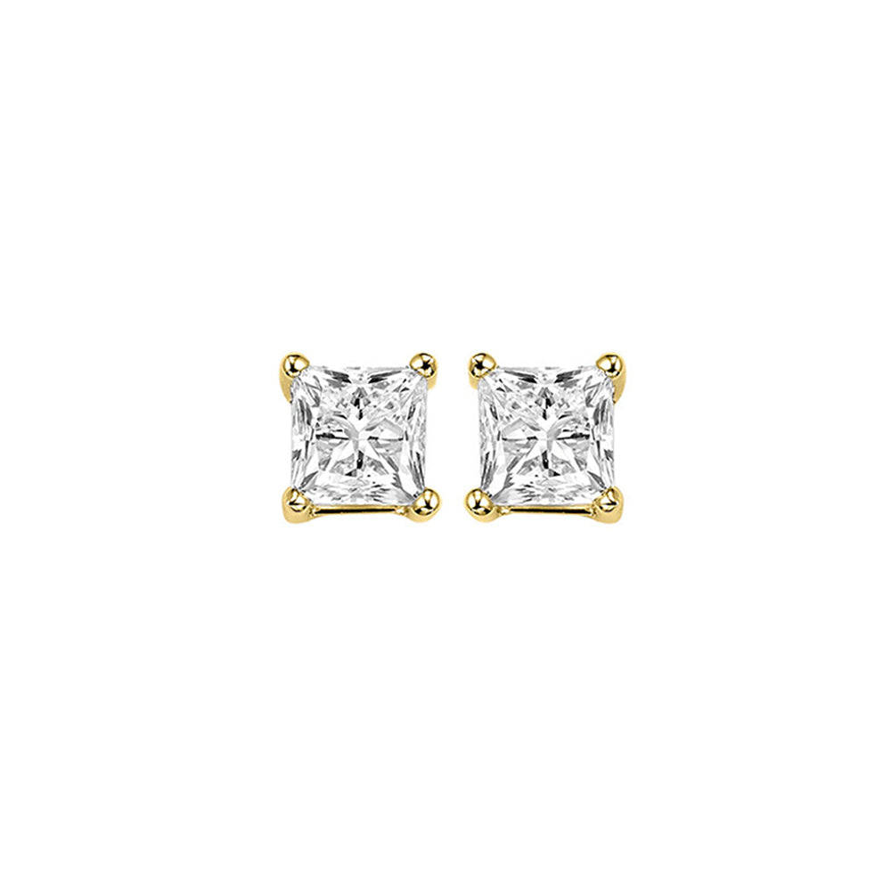 14Kt Yellow Gold Diamond 1/2Ctw Earring