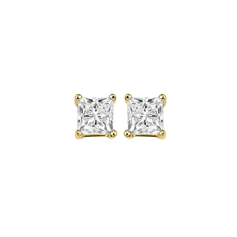 14Kt Yellow Gold Diamond 1/2Ctw Earring