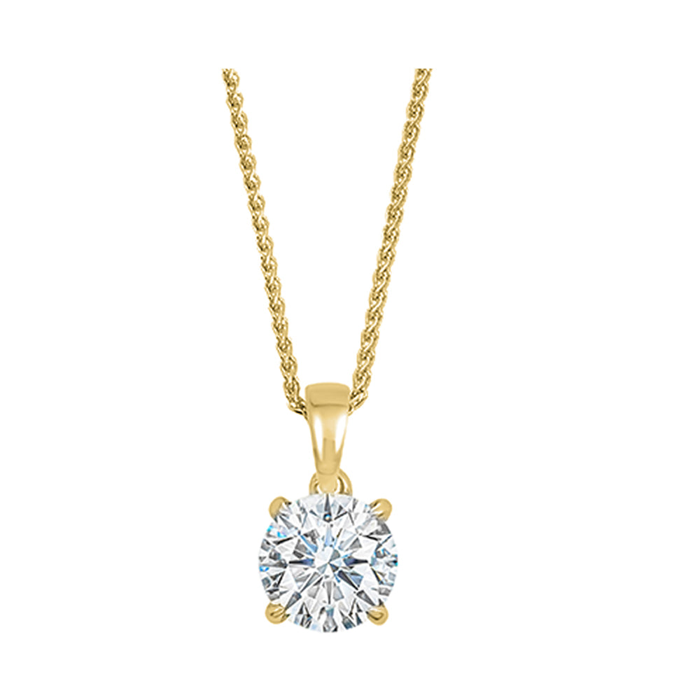 14Kt Yellow Gold Diamond 1/2Ctw Pendant