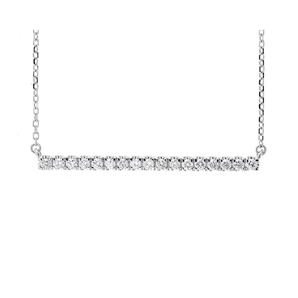 14Kt White Gold Diamond 1/8Ctw Pendant