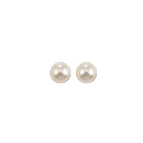 14Kt White Gold Pearl Earring