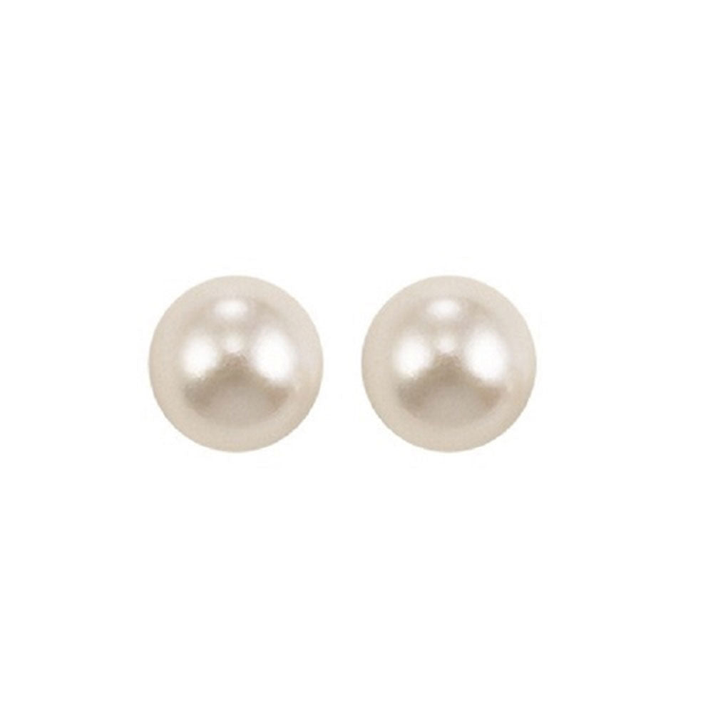 14Kt Yellow Gold Pearl Earring