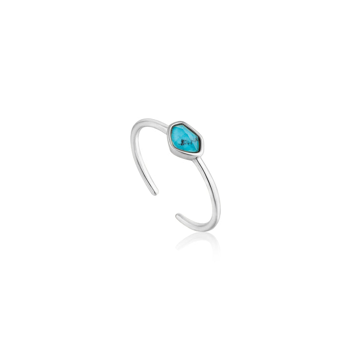 TURQUOISE ADJUSTABLE RING