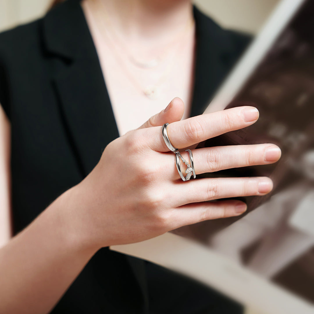 Silver Sparkle Ring