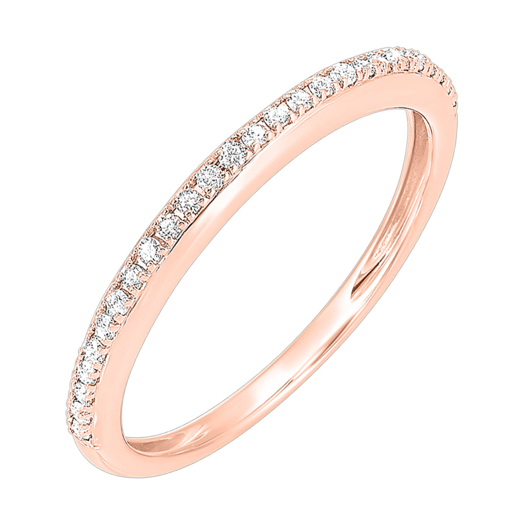 10Kt Rose Gold Diamond 1/8Ctw Ring