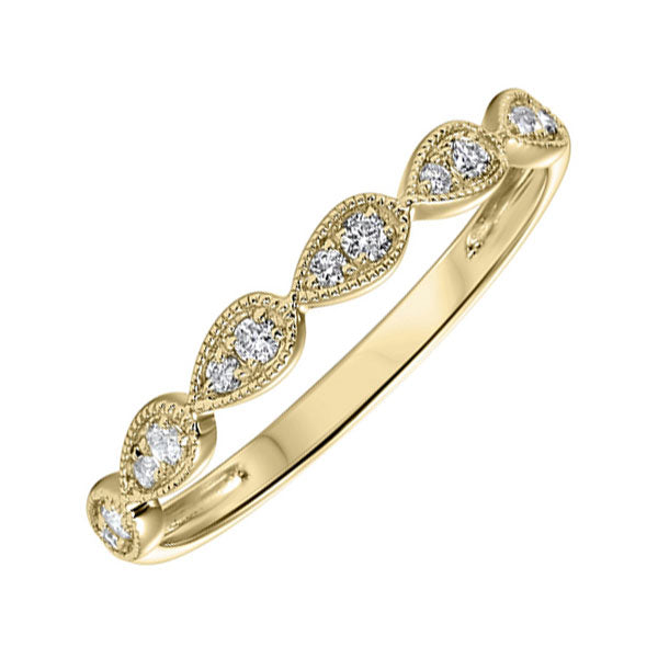 10Kt Yellow Gold Diamond 1/8Ctw Ring