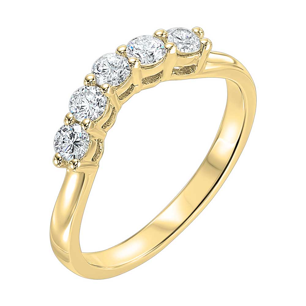 14Kt Yellow Gold Diamond 1/4Ctw Ring