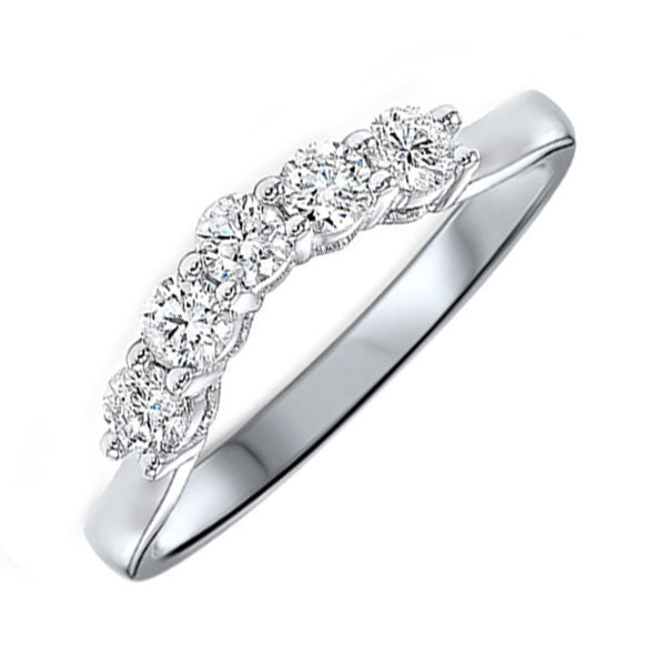 14Kt White Gold Diamond 1/2Ctw Ring