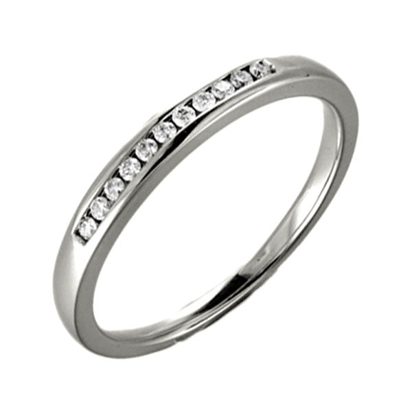 14Kt White Gold Diamond 1/10Ctw Ring