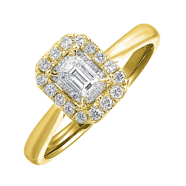 14Kt Yellow Gold Diamond 1/4Ctw Ring