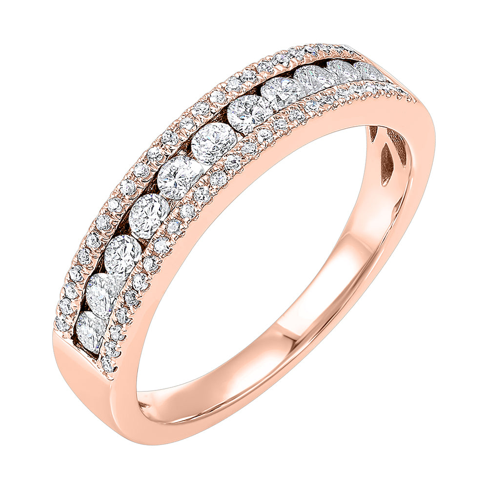 14Kt Rose Gold Diamond 1Ctw Ring