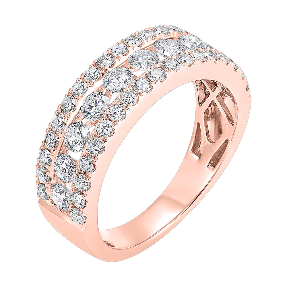 14Kt Rose Gold Diamond 1Ctw Ring