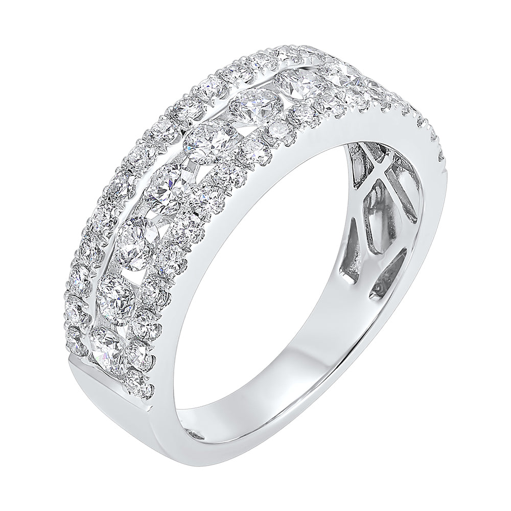 14Kt White Gold Diamond 1Ctw Ring