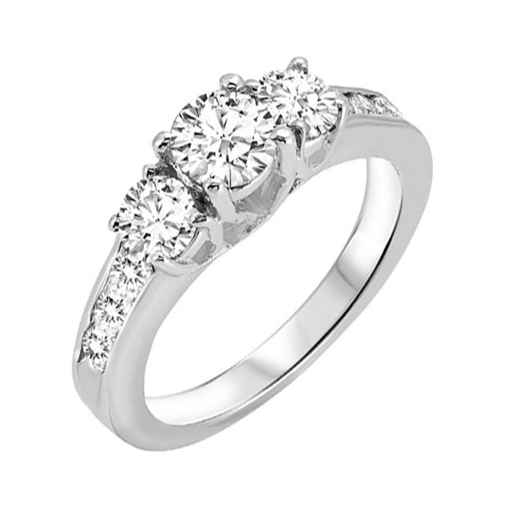 14Kt White Gold Diamond 2Ctw Ring