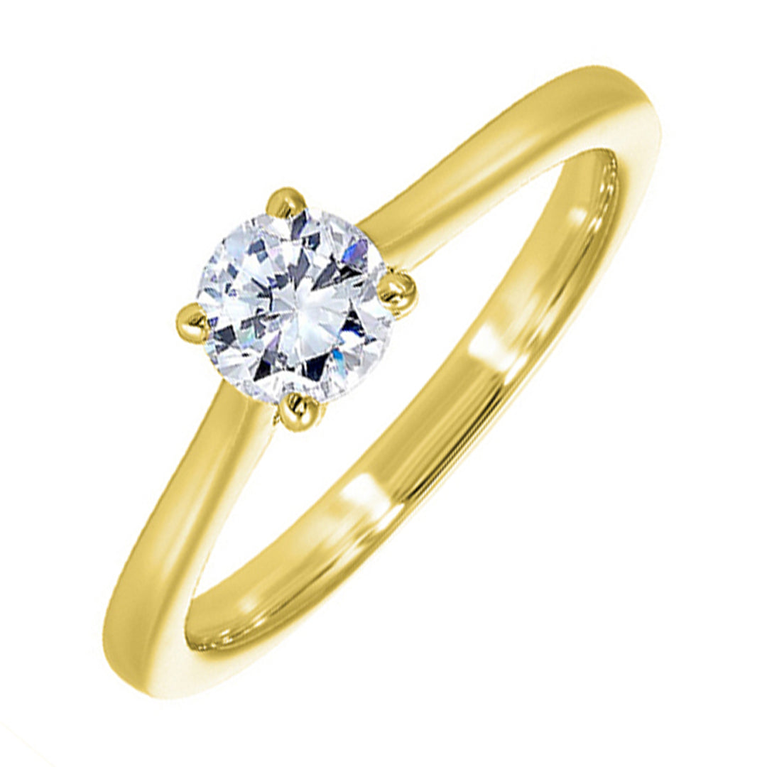 14Kt Yellow Gold Diamond 1/4Ctw Ring