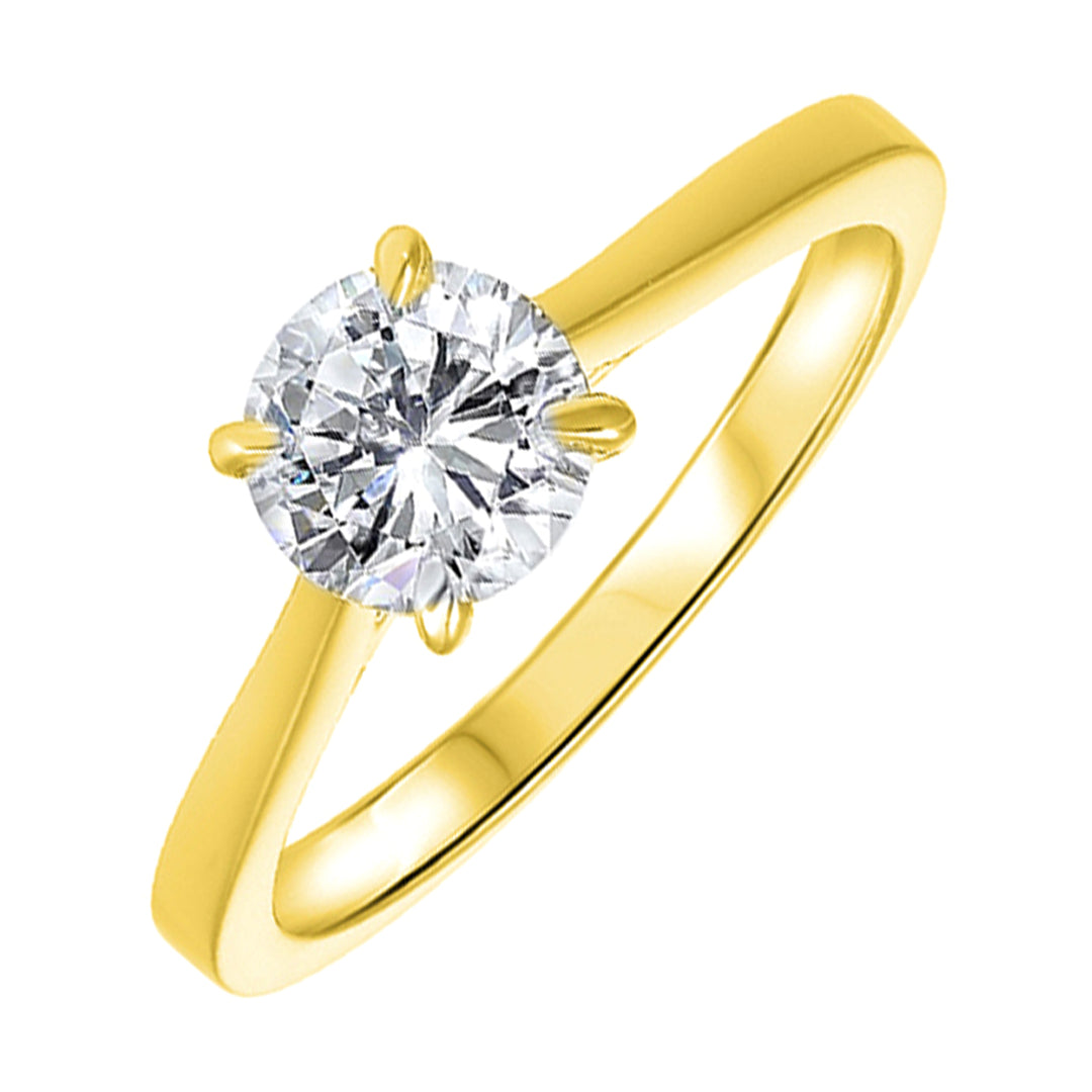 14Kt Yellow Gold Diamond 1/3Ctw Ring