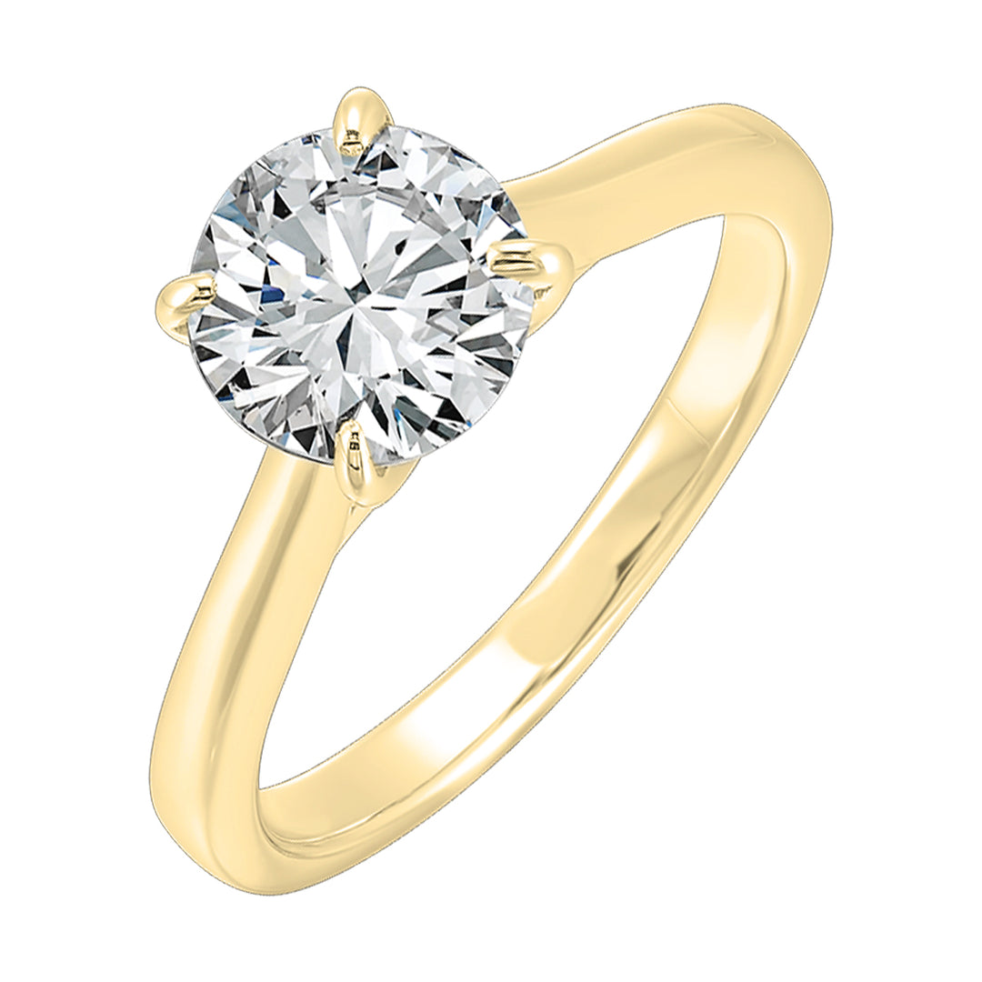 14Kt Yellow Gold Diamond 1Ctw Ring