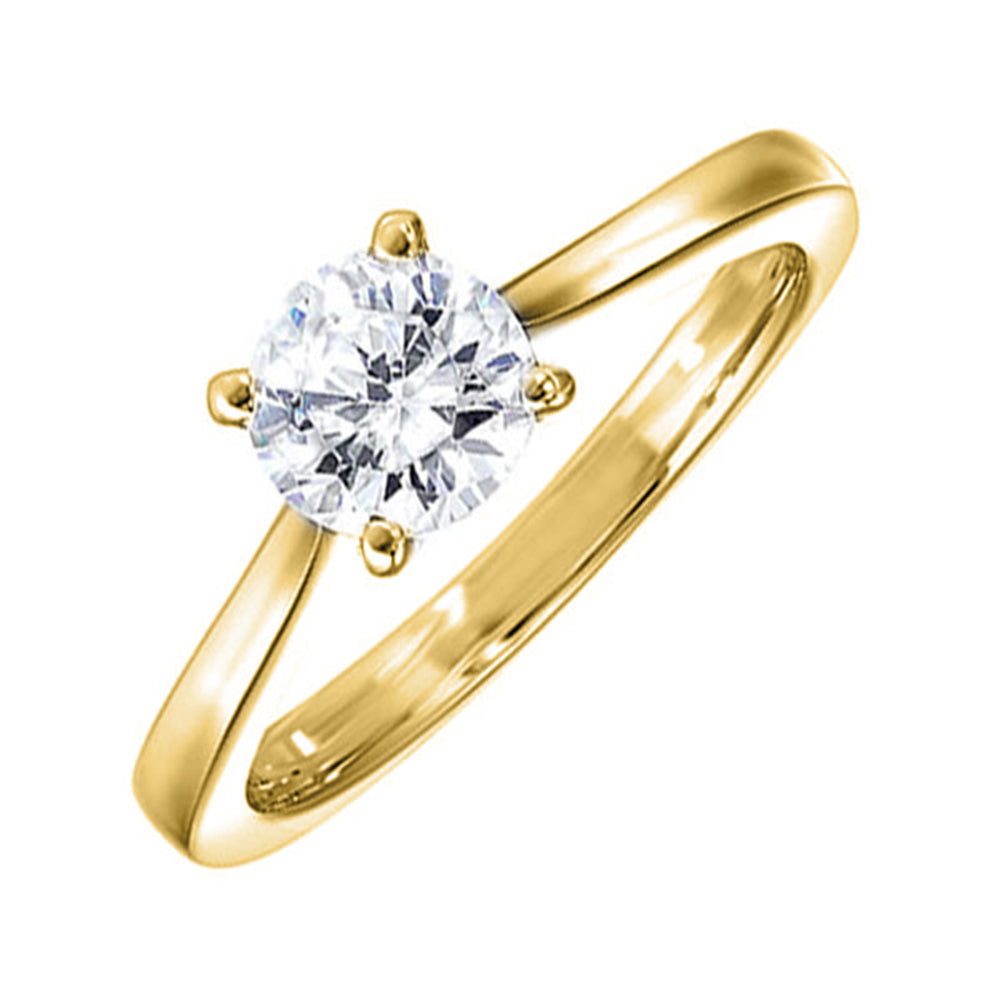 14Kt Yellow Gold Diamond 1Ctw Ring