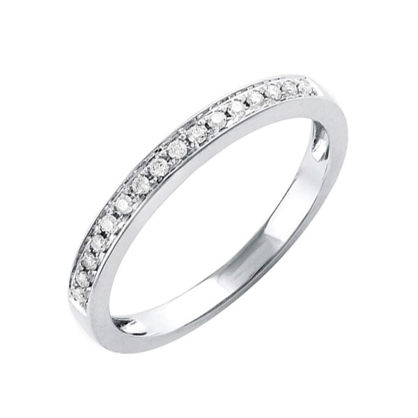 14Kt White Gold Diamond 1/10Ctw Ring