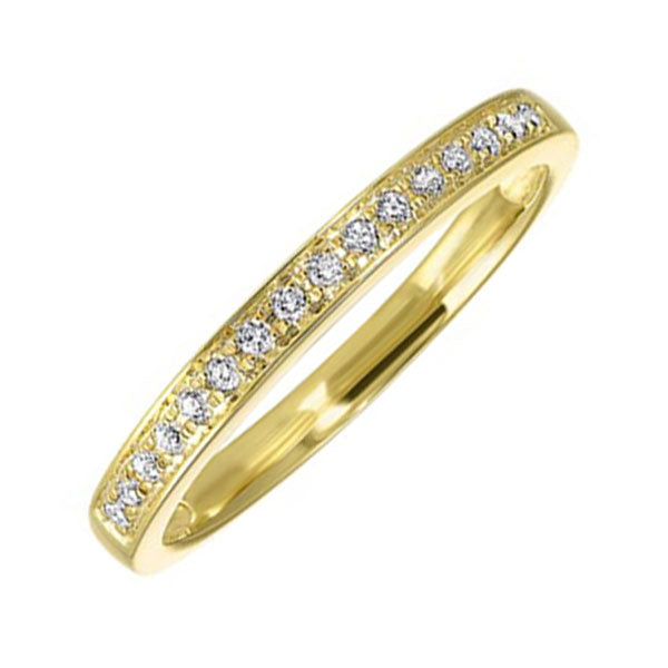 14Kt Yellow Gold Diamond 1/10Ctw Ring