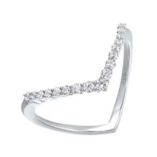 10Kt White Gold Diamond 1/4Ctw Ring