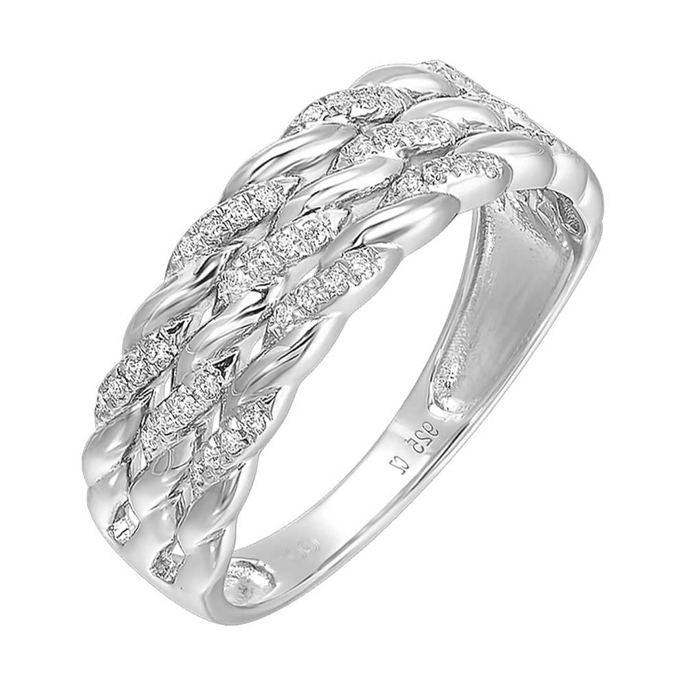 10Kt White Gold Diamond 1/6Ctw Ring