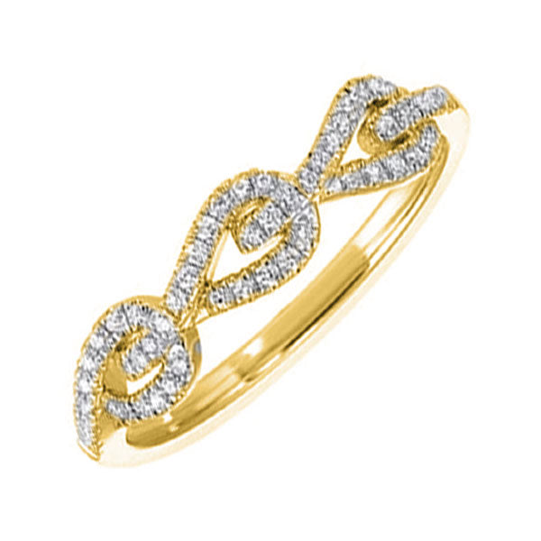 10Kt Yellow Gold Diamond 1/6Ctw Ring