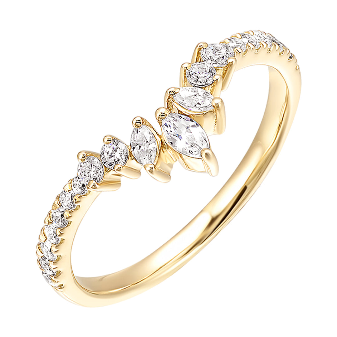 14Kt Yellow Gold Diamond 1/2Ctw Ring