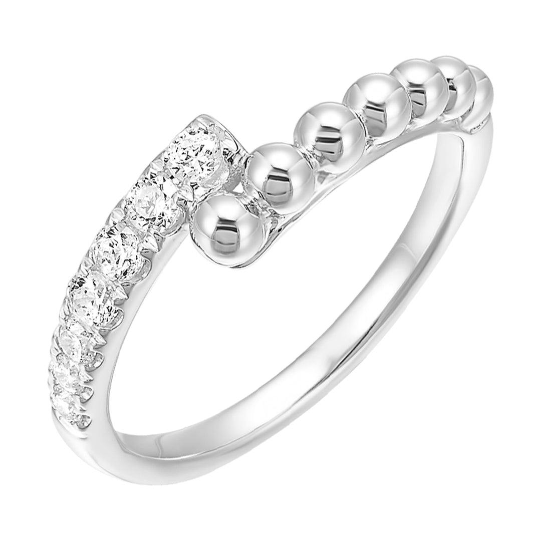 14Kt White Gold Diamond 1/4Ctw Ring