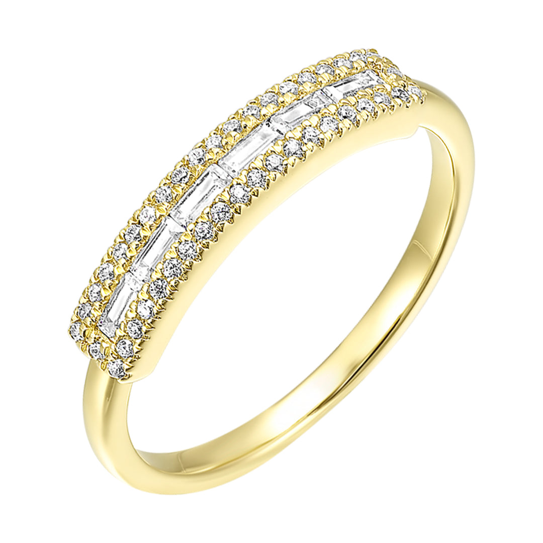 14Kt Yellow Gold Diamond 1/3Ctw Ring