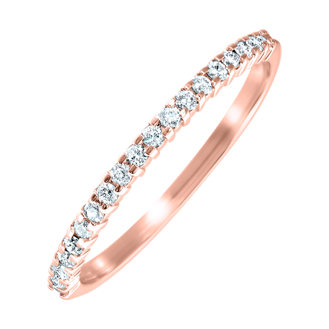 10Kt Rose Gold Diamond 1/6Ctw Ring