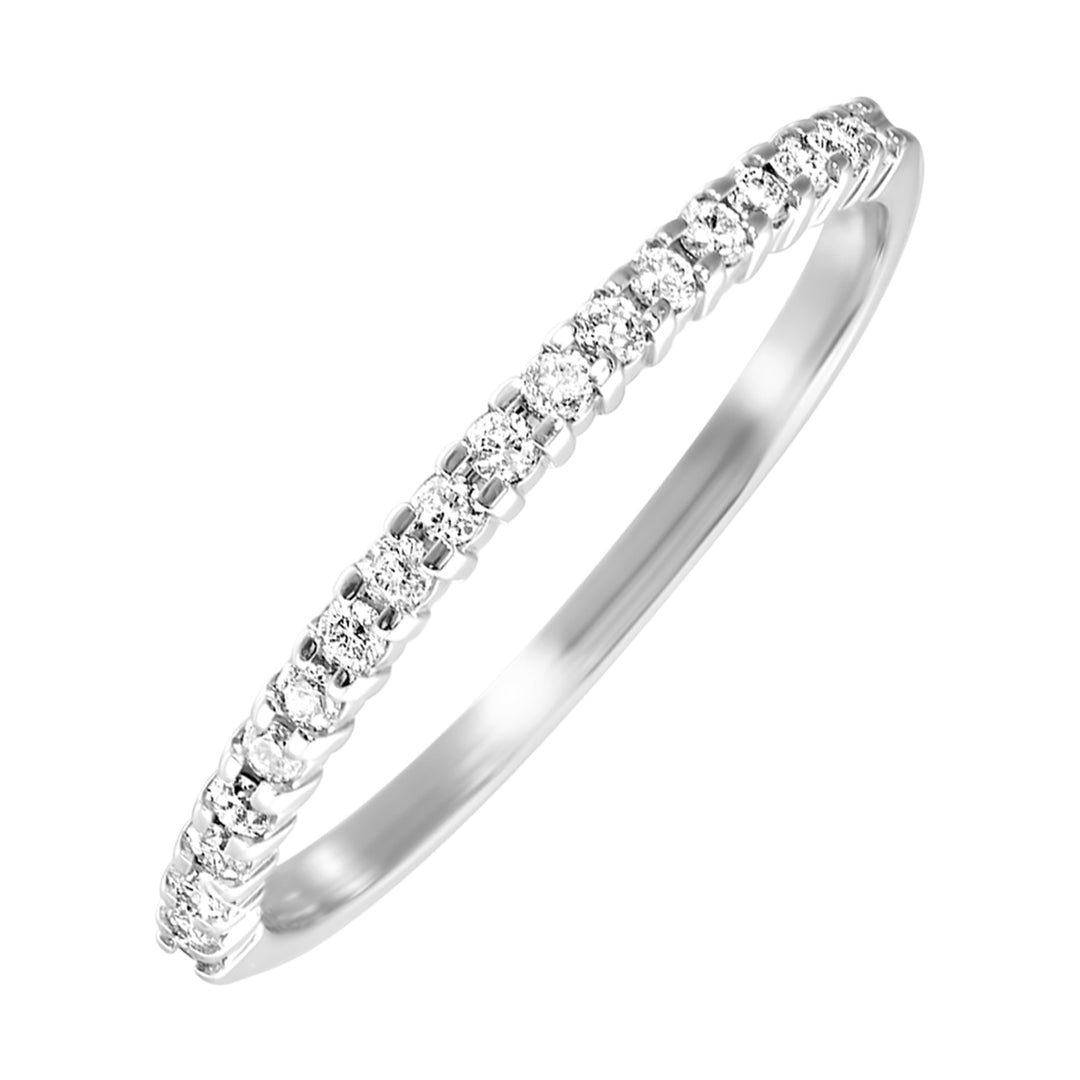 14Kt White Gold Diamond 1/7Ctw Ring