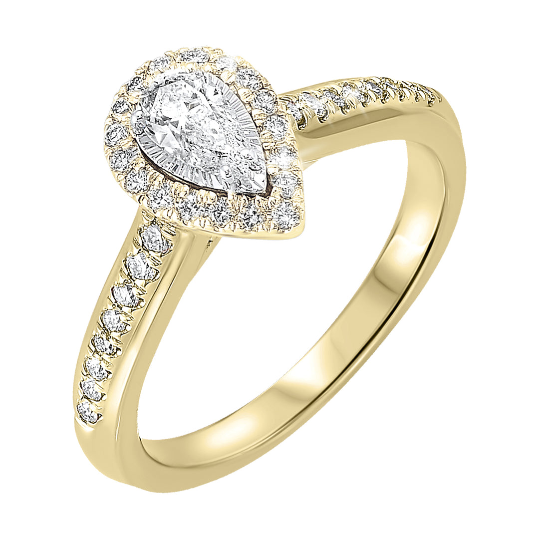 14Kt Yellow Gold Diamond 1/2Ctw Ring