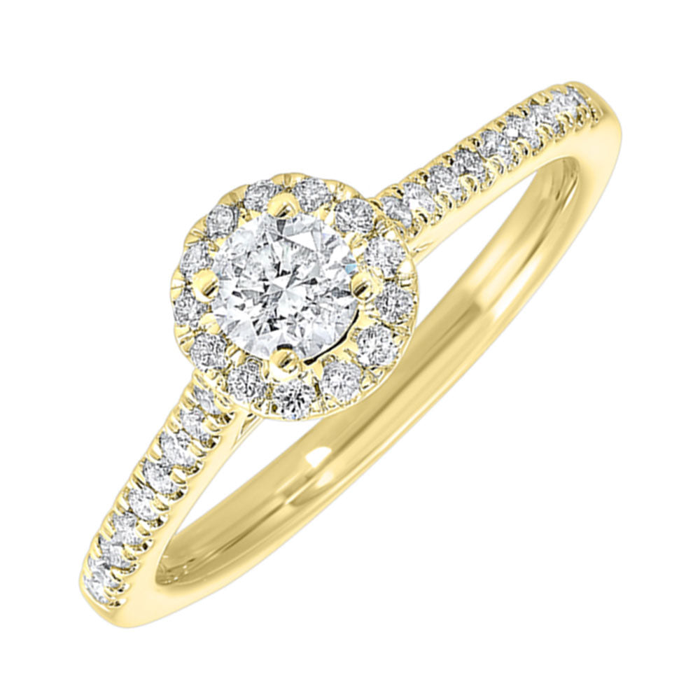 14Kt Yellow Gold Diamond 1/2Ctw Ring